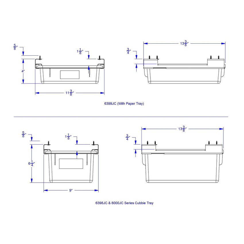 Berries Store - It Drawer Kit - with Clear Paper - Tray - 2 Pack - SchoolOutlet