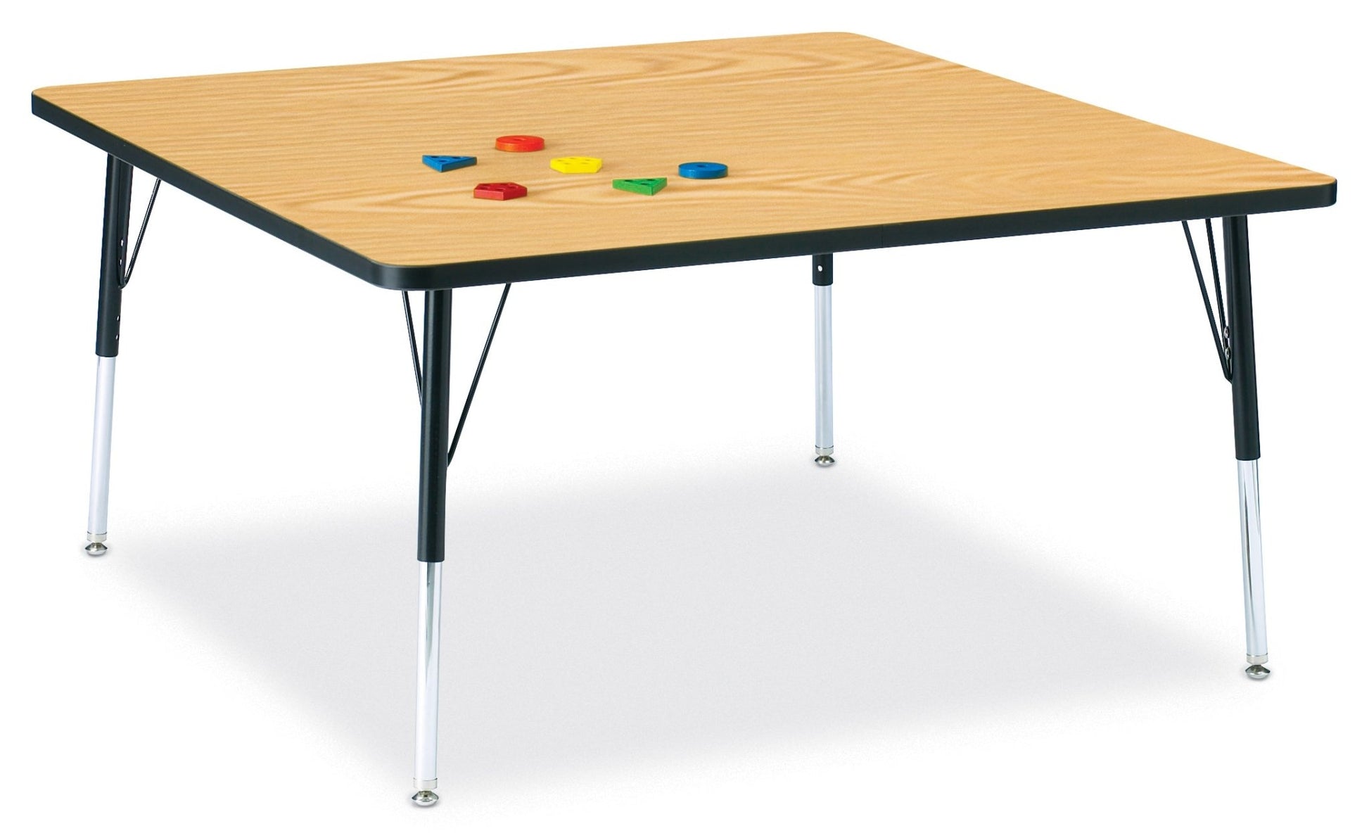 Berries Square Activity Table - 48" X 48", Adult - height - SchoolOutlet