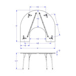 Berries Horseshoe Activity Table - 66