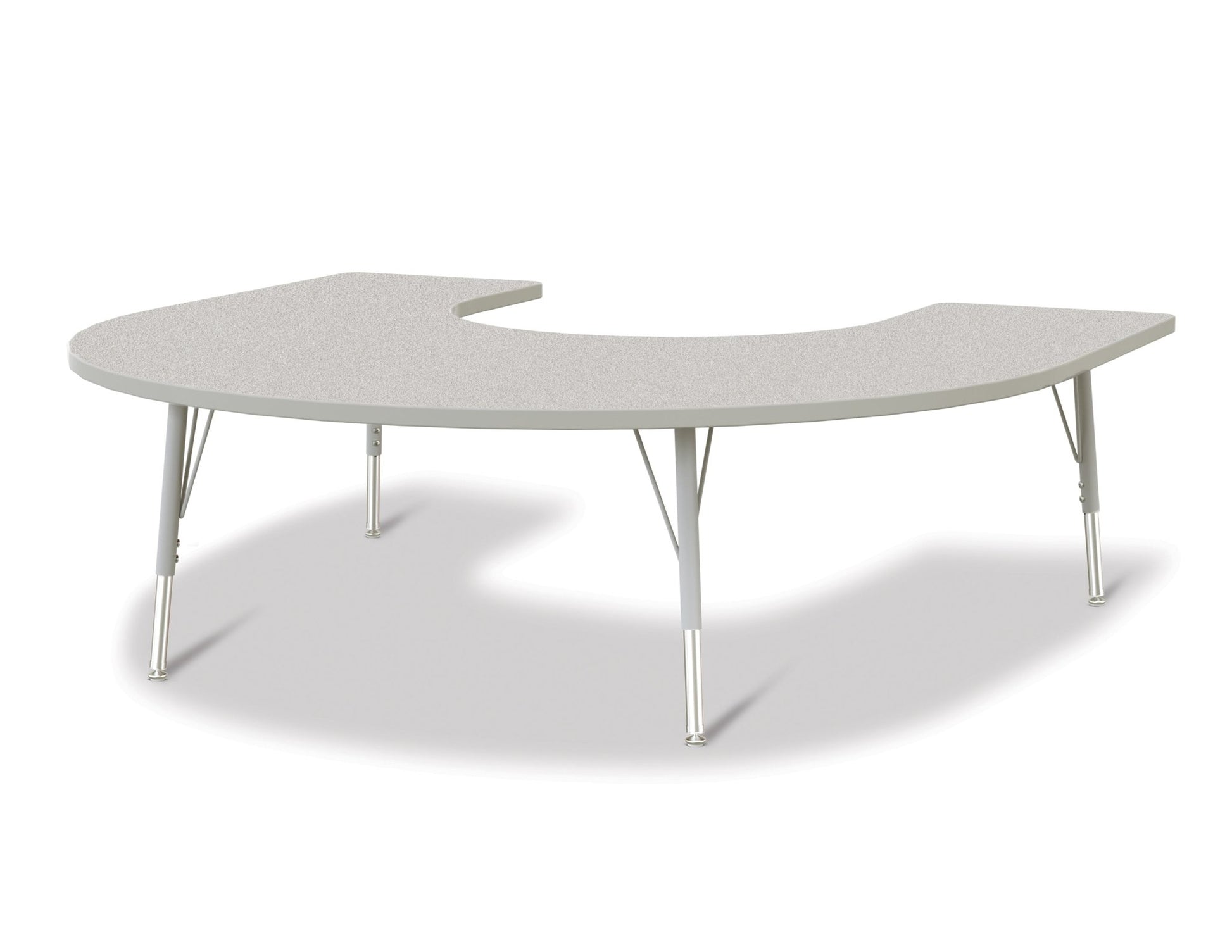 Berries Horseshoe Activity Table - 66" X 60", Elementary - height (15" - 24") - SchoolOutlet