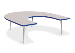 Berries Horseshoe Activity Table - 66" X 60", Elementary-height (15"-24")