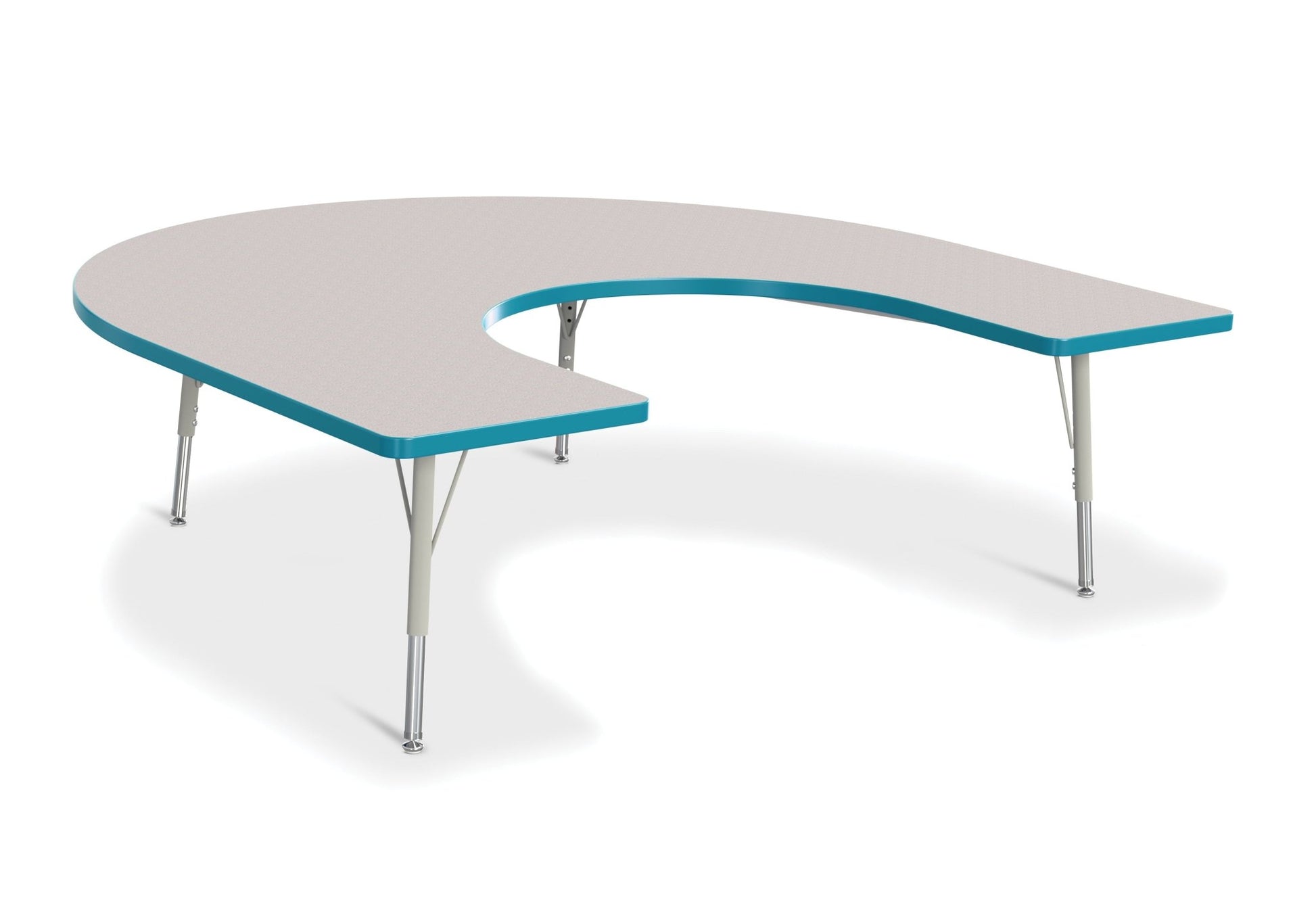 Berries Horseshoe Activity Table - 66" X 60", Elementary - height (15" - 24") - SchoolOutlet