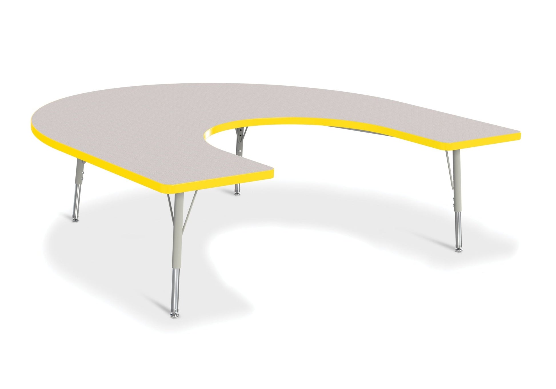 Berries Horseshoe Activity Table - 66" X 60", Elementary - height (15" - 24") - SchoolOutlet