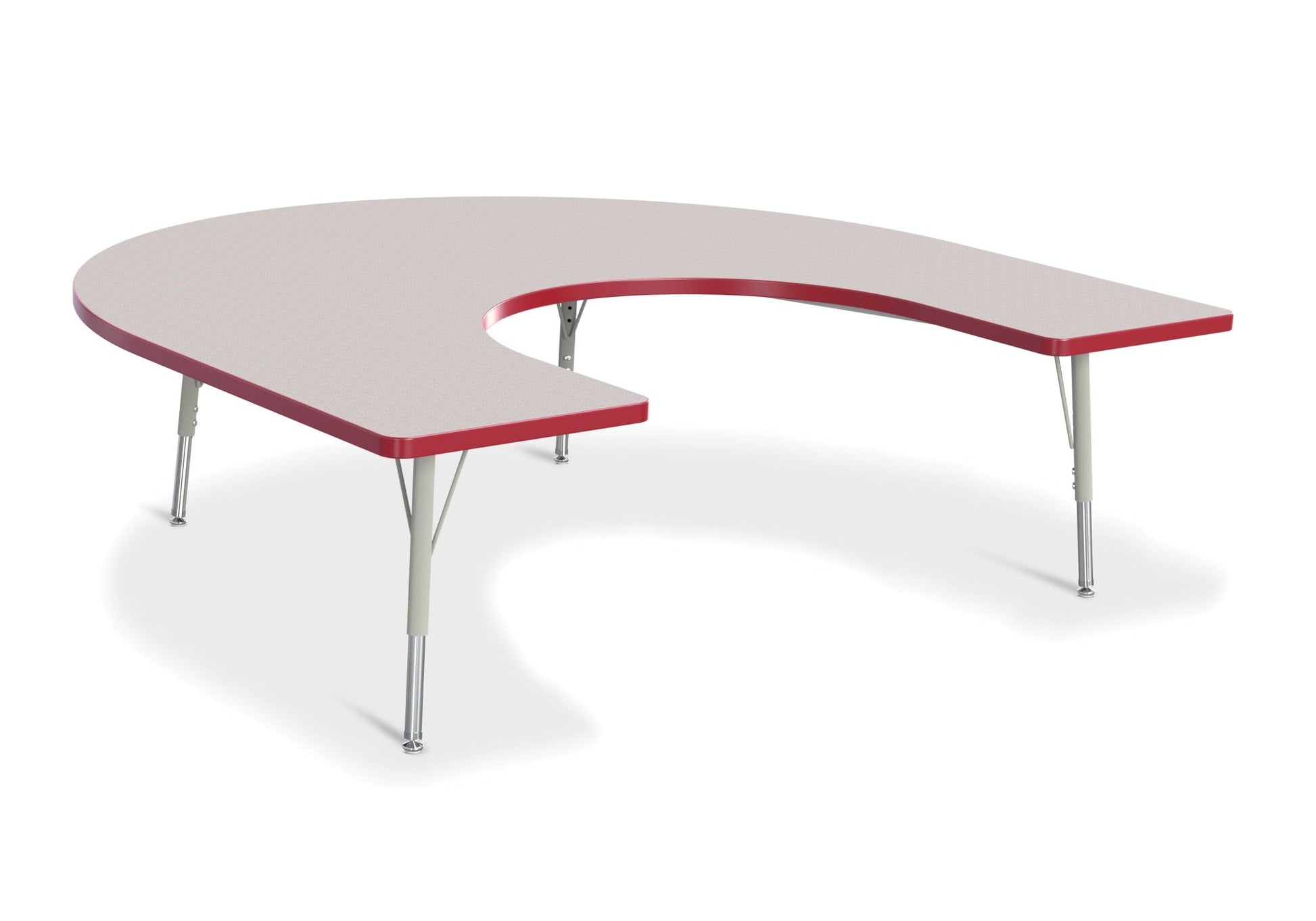 Berries Horseshoe Activity Table - 66" X 60", Elementary - height (15" - 24") - SchoolOutlet
