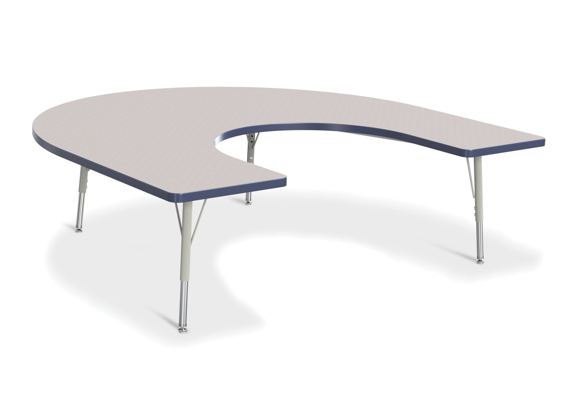 Berries Horseshoe Activity Table - 66" X 60", Elementary - height (15" - 24") - SchoolOutlet