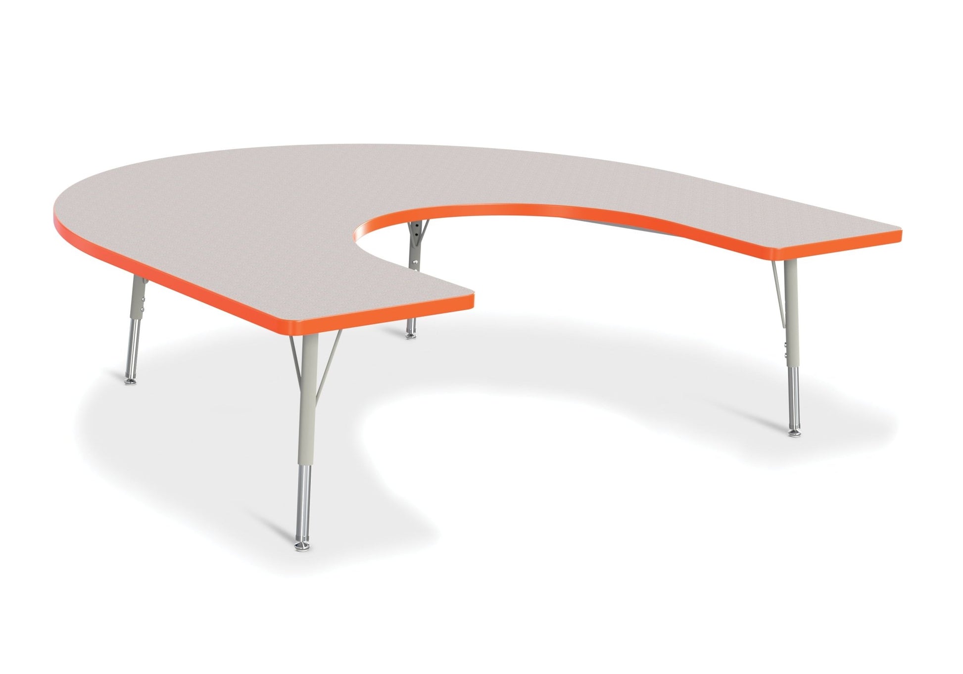 Berries Horseshoe Activity Table - 66" X 60", Elementary - height (15" - 24") - SchoolOutlet