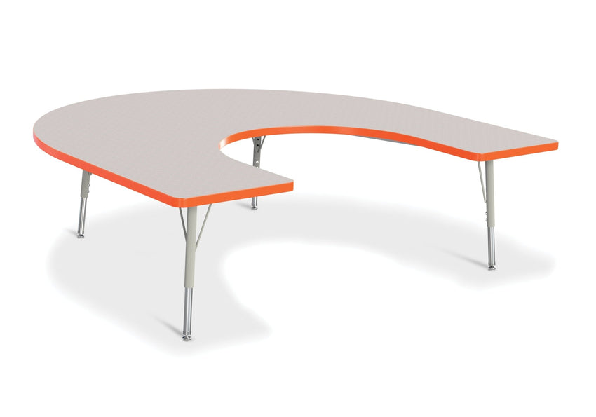 Berries Horseshoe Activity Table - 66" X 60", Elementary - height (15" - 24") - SchoolOutlet
