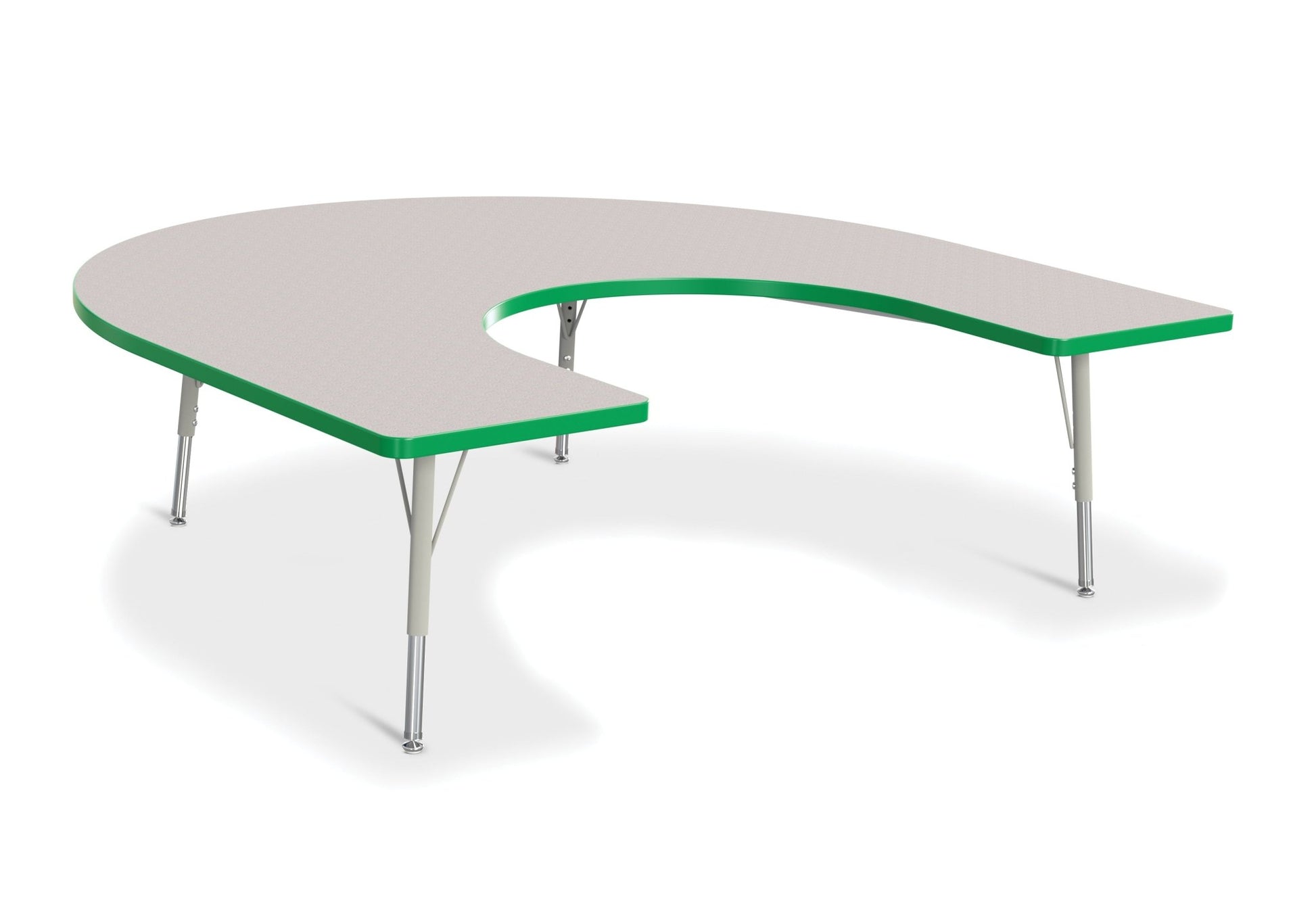 Berries Horseshoe Activity Table - 66" X 60", Elementary - height (15" - 24") - SchoolOutlet