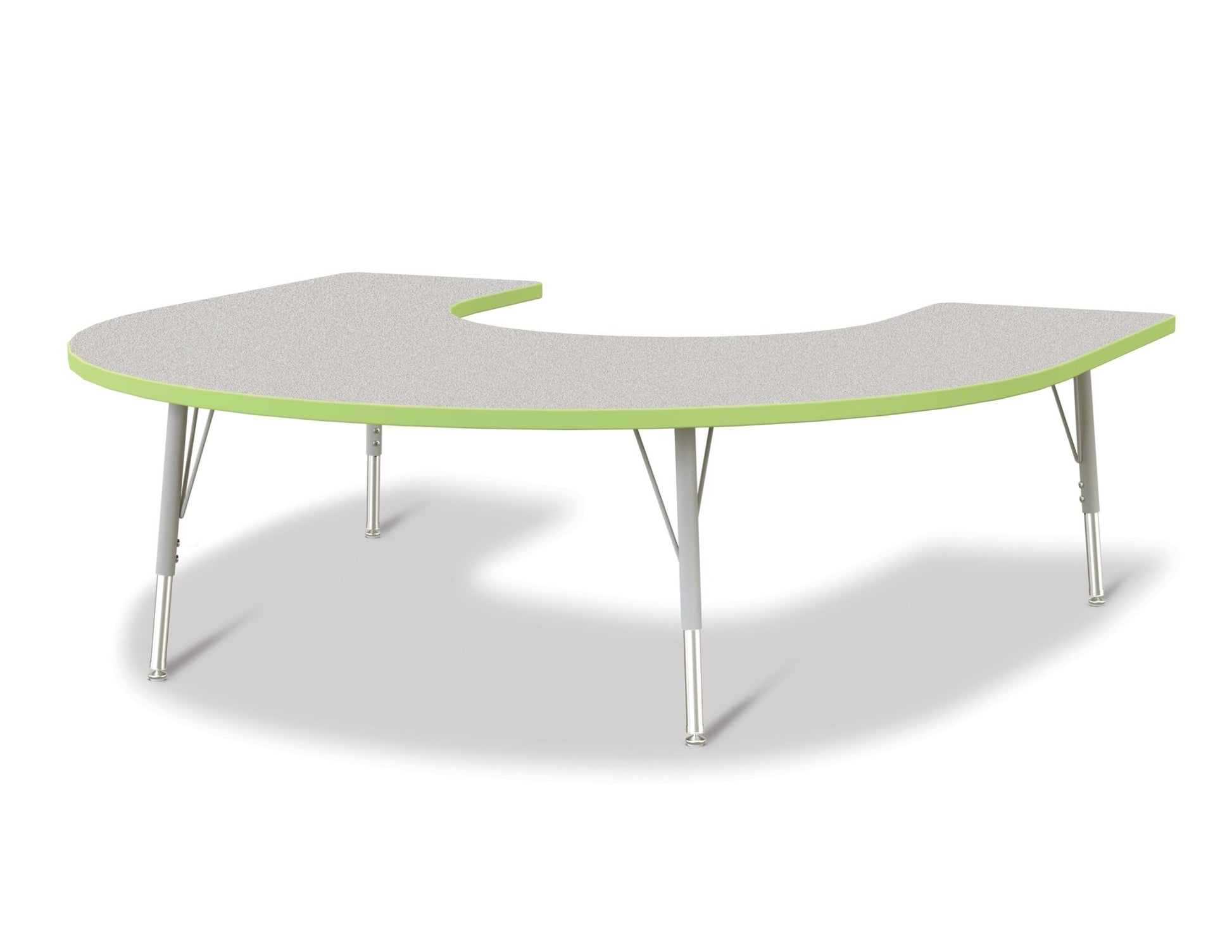 Berries Horseshoe Activity Table - 66" X 60", Elementary - height (15" - 24") - SchoolOutlet