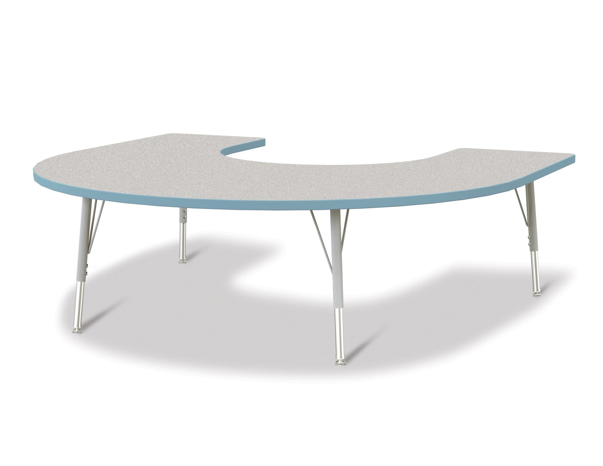 Berries Horseshoe Activity Table - 66" X 60", Elementary - height (15" - 24") - SchoolOutlet