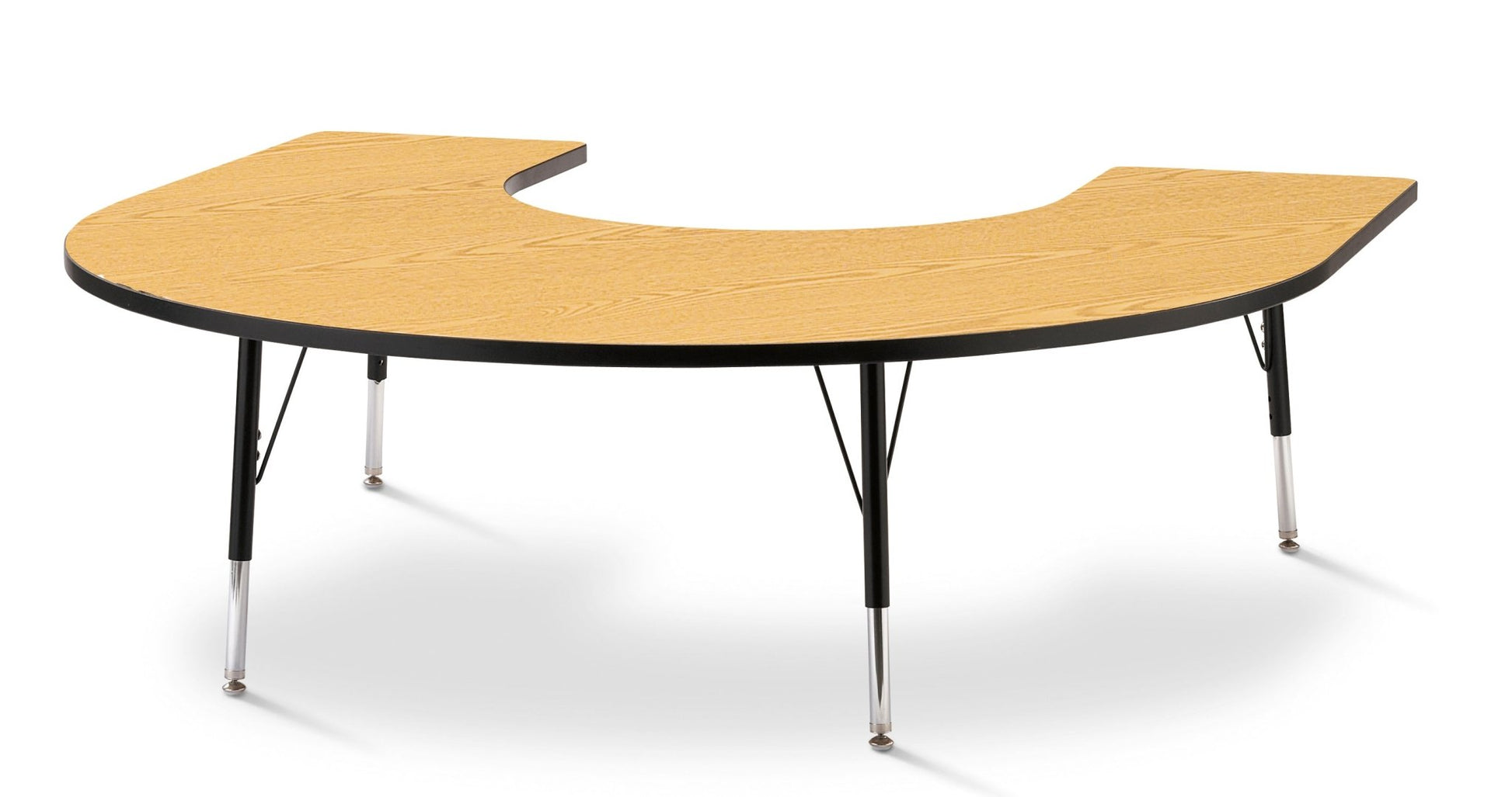 Berries Horseshoe Activity Table - 66" X 60", Elementary - height (15" - 24") - SchoolOutlet