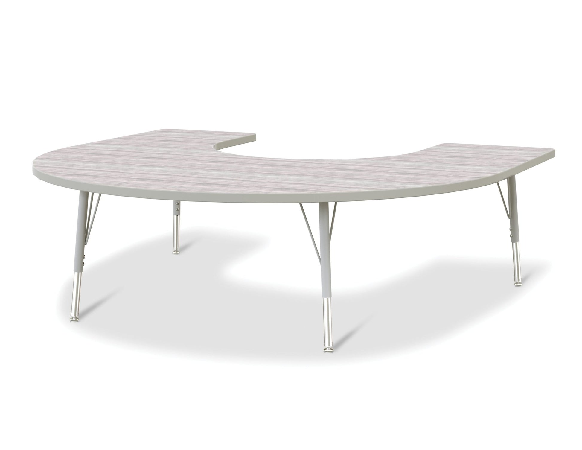 Berries Horseshoe Activity Table - 66" X 60", Elementary - height (15" - 24") - SchoolOutlet