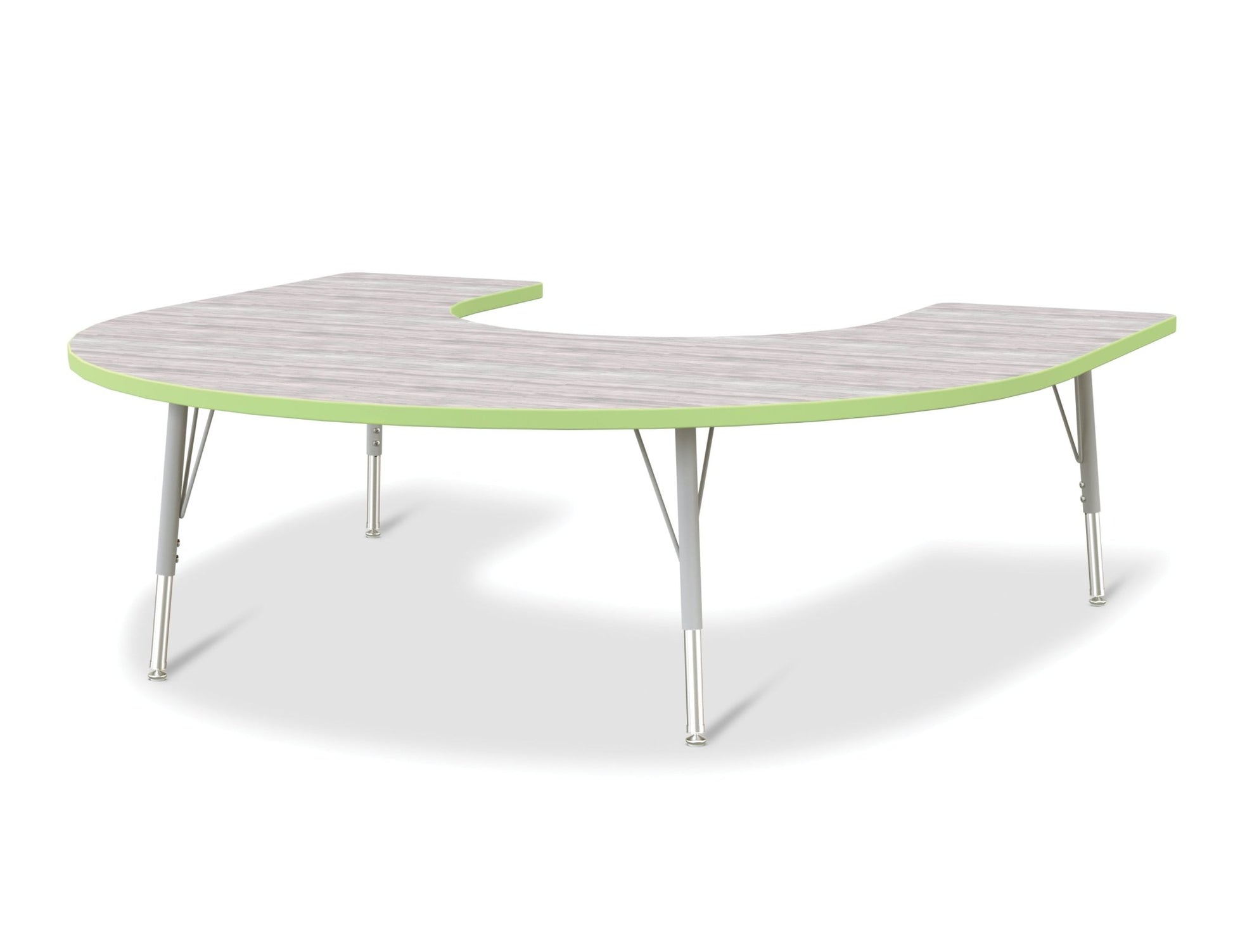 Berries Horseshoe Activity Table - 66" X 60", Elementary - height (15" - 24") - SchoolOutlet