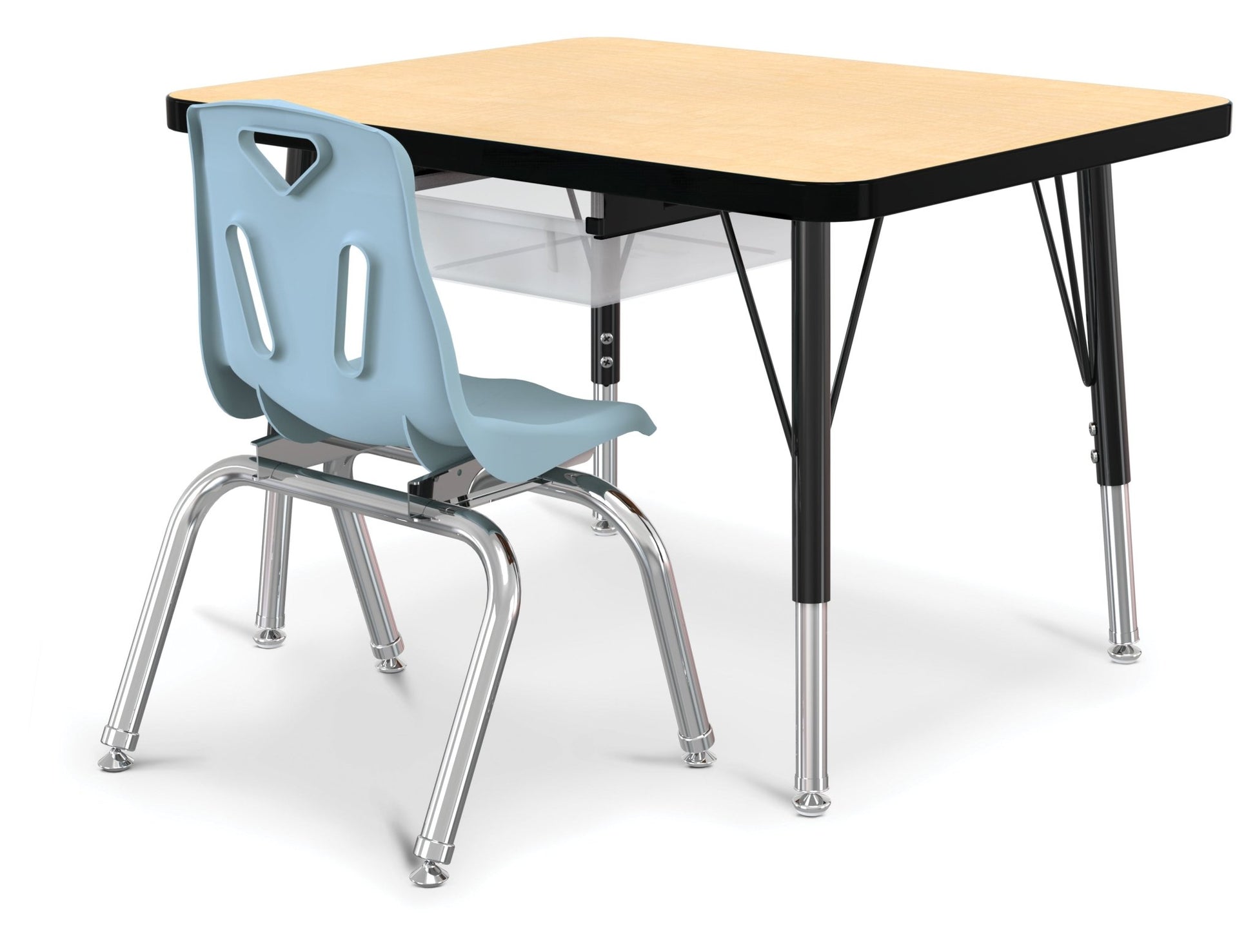 Berries Rectangle Student Desk - 24" X 30", Adult - height (24" - 31") - SchoolOutlet