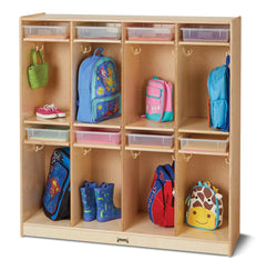 Jonti-Craft Take Home Center - 8 Section Locker - with Clear Paper-Trays
