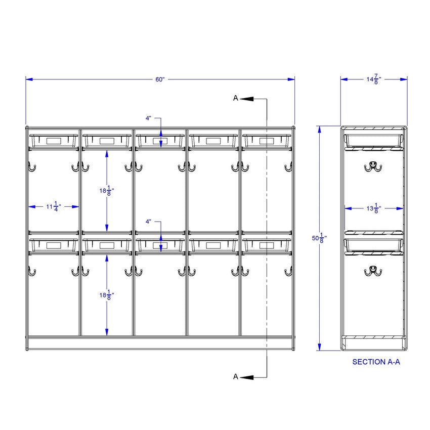 Jonti - Craft Take Home Locker Center - with Clear Paper - Trays - SchoolOutlet