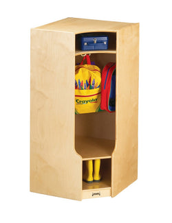 Jonti-Craft Corner Coat Locker with Step (Jonti-Craft JON-6686JC)