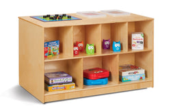 Jonti-Craft Mobile Twin Storage Island - without Trays