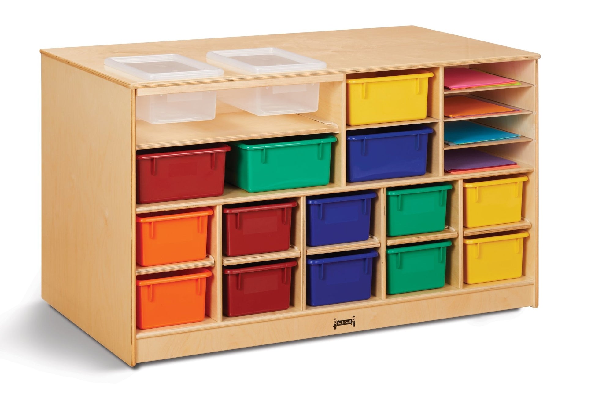 Jonti - Craft Mobile Twin Storage Island - without Trays - SchoolOutlet