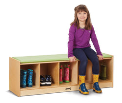 Jonti-Craft 5 Section Bench Locker - Key Lime