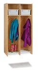 Jonti - Craft 2 Section Hanging Locker - without Tubs - SchoolOutlet