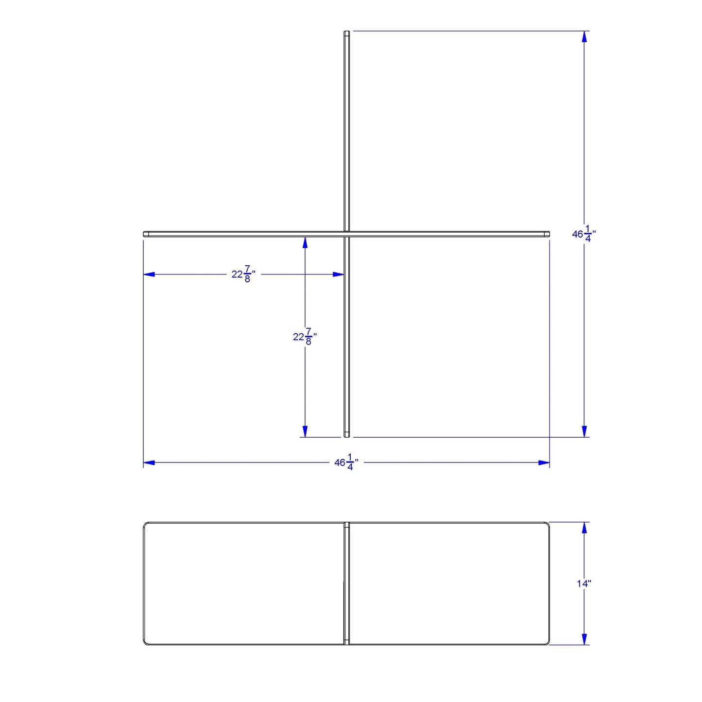 Berries Study Carrel - 4 Carrels - Large - SchoolOutlet