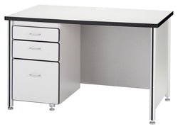 Berries Teachers' 66" Desk with 2 Pedestals