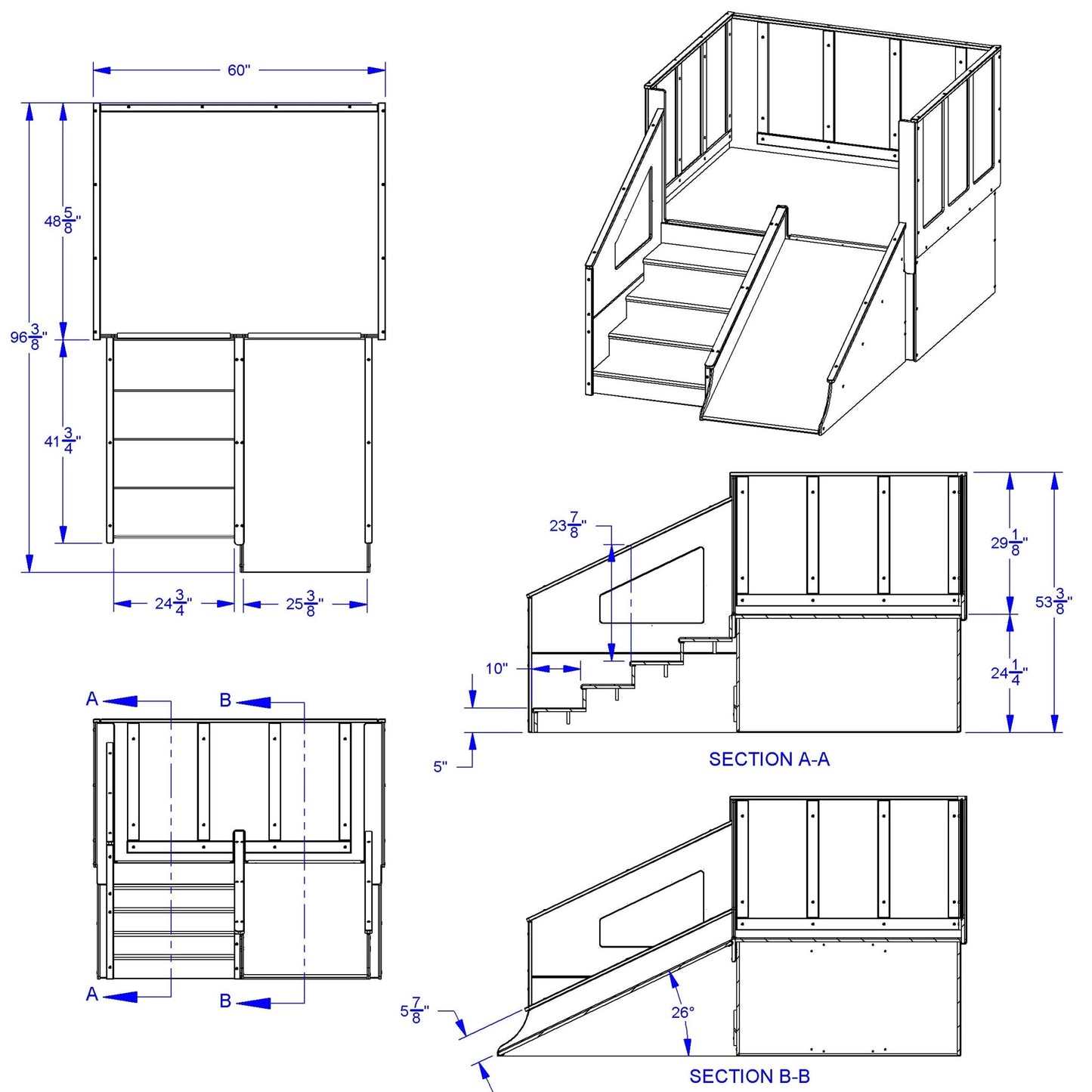 Jonti - Craft Tiny Tots Loft - 12 - 24 Months - without Bins - SchoolOutlet