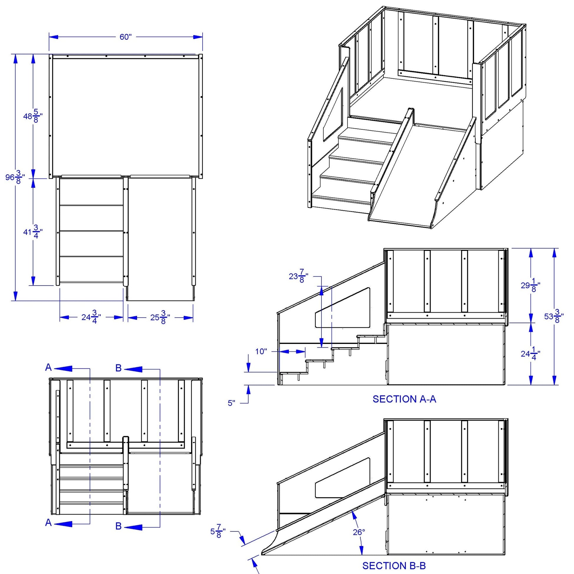 Jonti - Craft Tiny Tots Loft - 12 - 24 Months - without Bins - SchoolOutlet