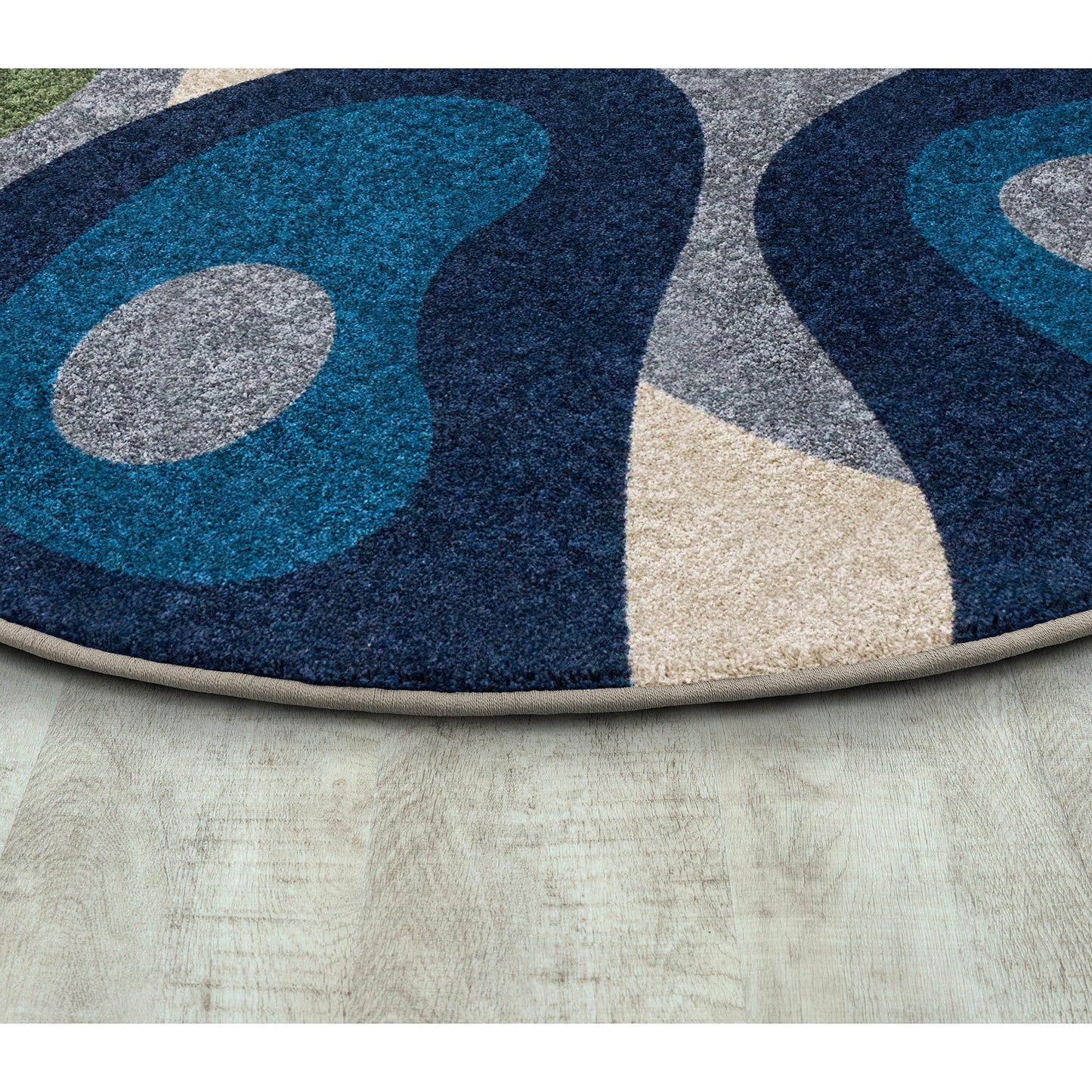 Joy Carpets Peaceful Meadow Round Area Rug 13'2" in Multi Color (JOY - 2212XLE - 01) - SchoolOutlet