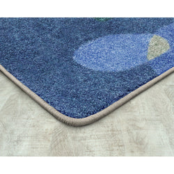 Joy Carpets Still Waters Rectangular Area Rug 5'4" x 7'8" in Multi Color (JOY-2213C-01)