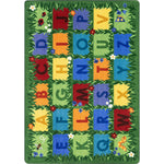 Joy Carpets Field of Learning Rectangular Area Rug 5'4