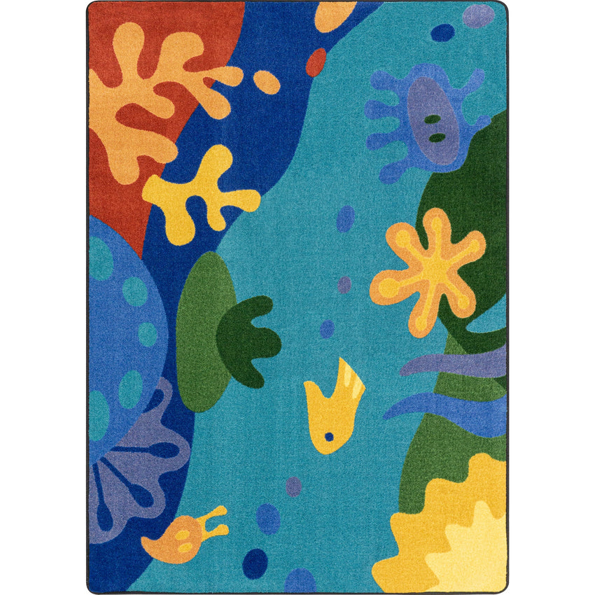 Joy Carpets Just Pretend Rectangular Area Rug 7'8" x 10'9" in Multi Color (JOY - 2218D - 01) - SchoolOutlet