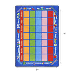 Joy Carpets Celebrations Calendar Rug 5'4