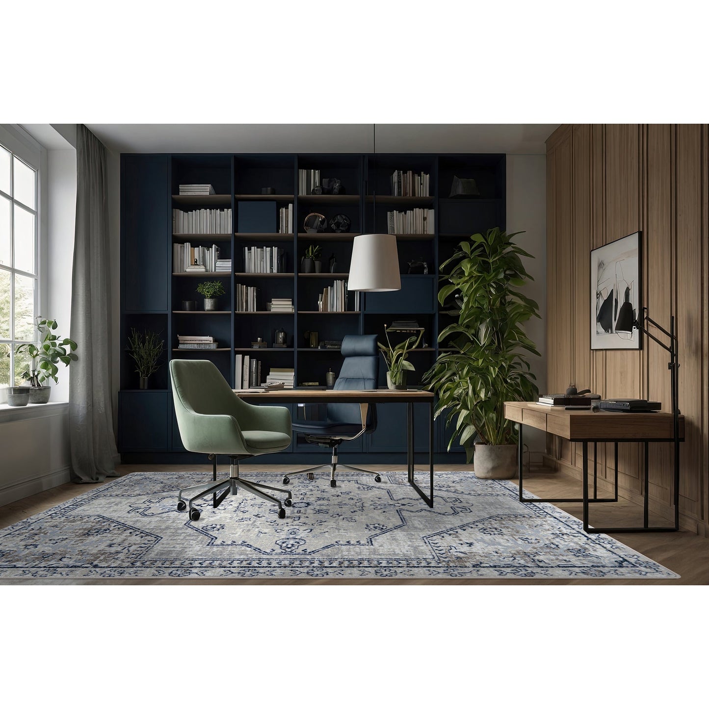 Joy Carpets Canyon Tapestry 3'10" x 5'4" Rectangle Area Rug (JOY - 2176B) - SchoolOutlet
