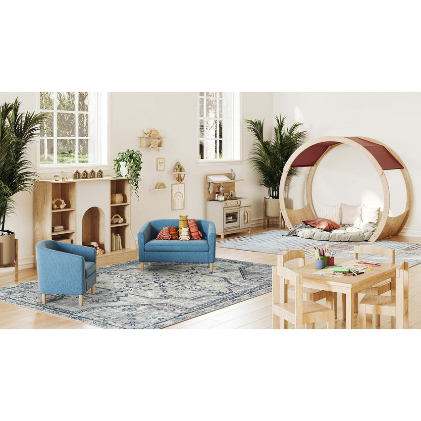Joy Carpets Canyon Tapestry 3'10" x 5'4" Rectangle Area Rug (JOY - 2176B) - SchoolOutlet
