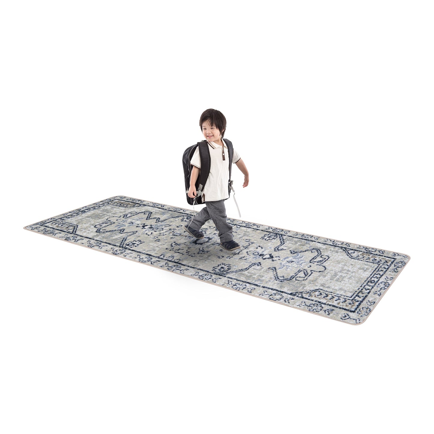 Joy Carpets Canyon Tapestry 2'1" x 7'8" Rectangle Runner Area Rug (JOY - 2176RR) - SchoolOutlet