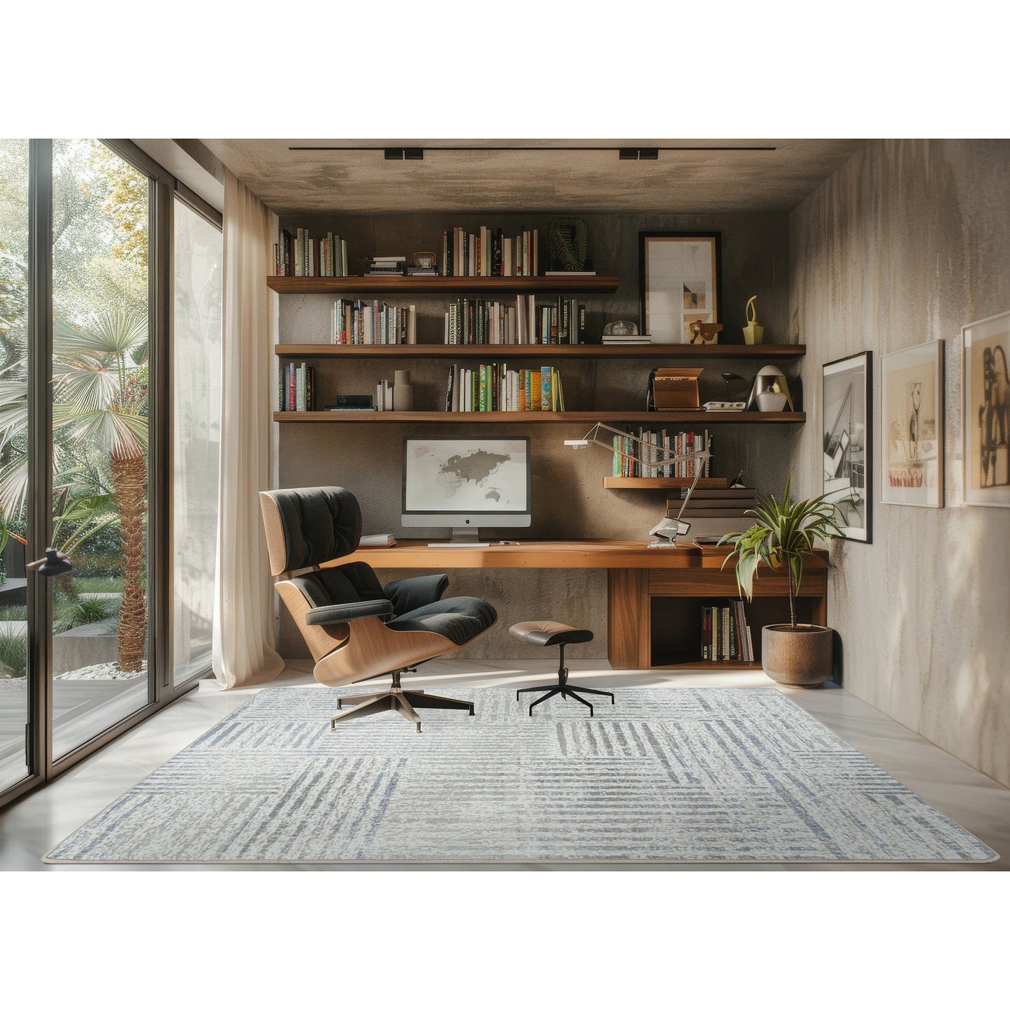 Joy Carpets Desert Cameo 3'10" x 5'4" Rectangle Area Rug (JOY - 2177B) - SchoolOutlet
