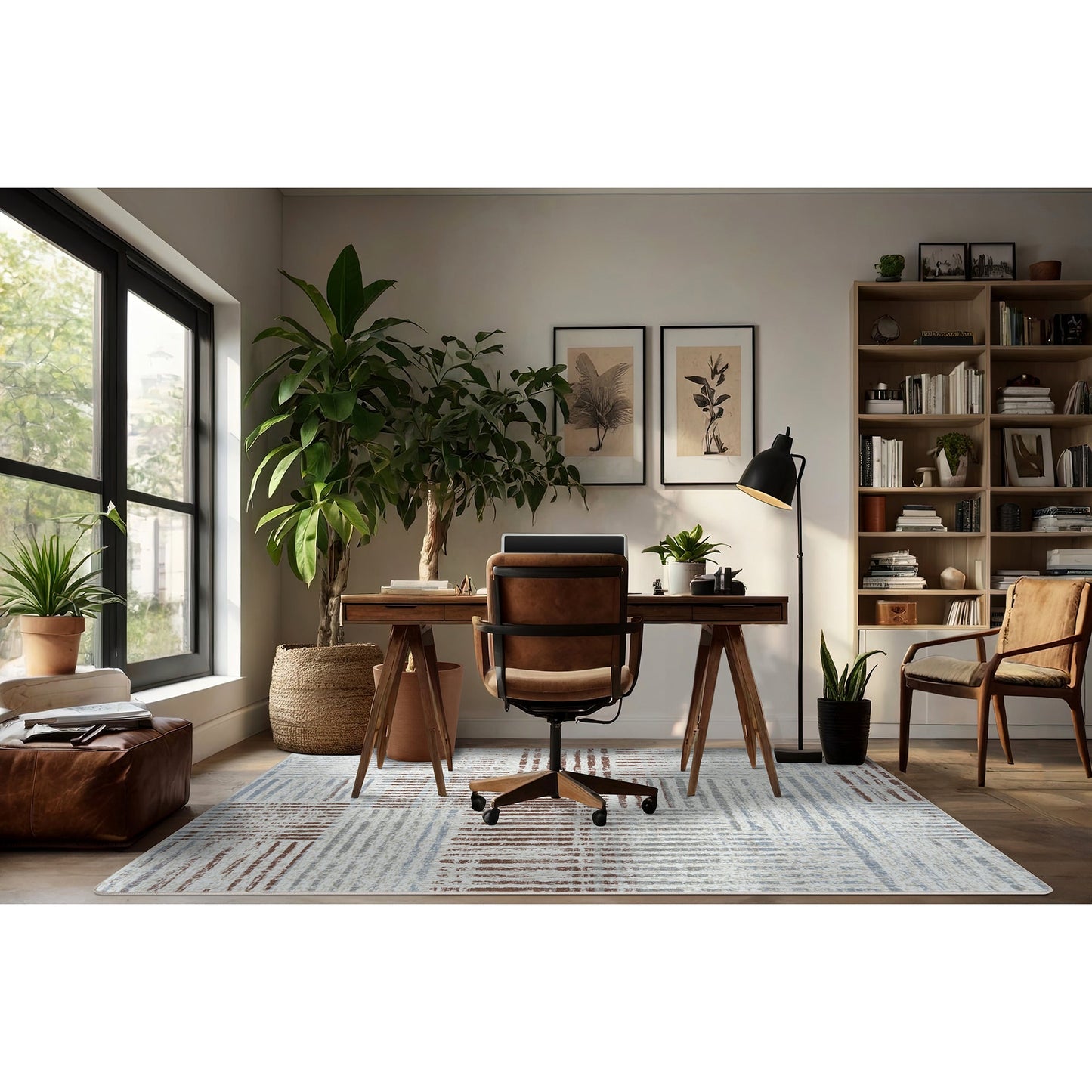 Joy Carpets Desert Cameo 5'4" x 7'8" Rectangle Area Rug (JOY - 2177C) - SchoolOutlet