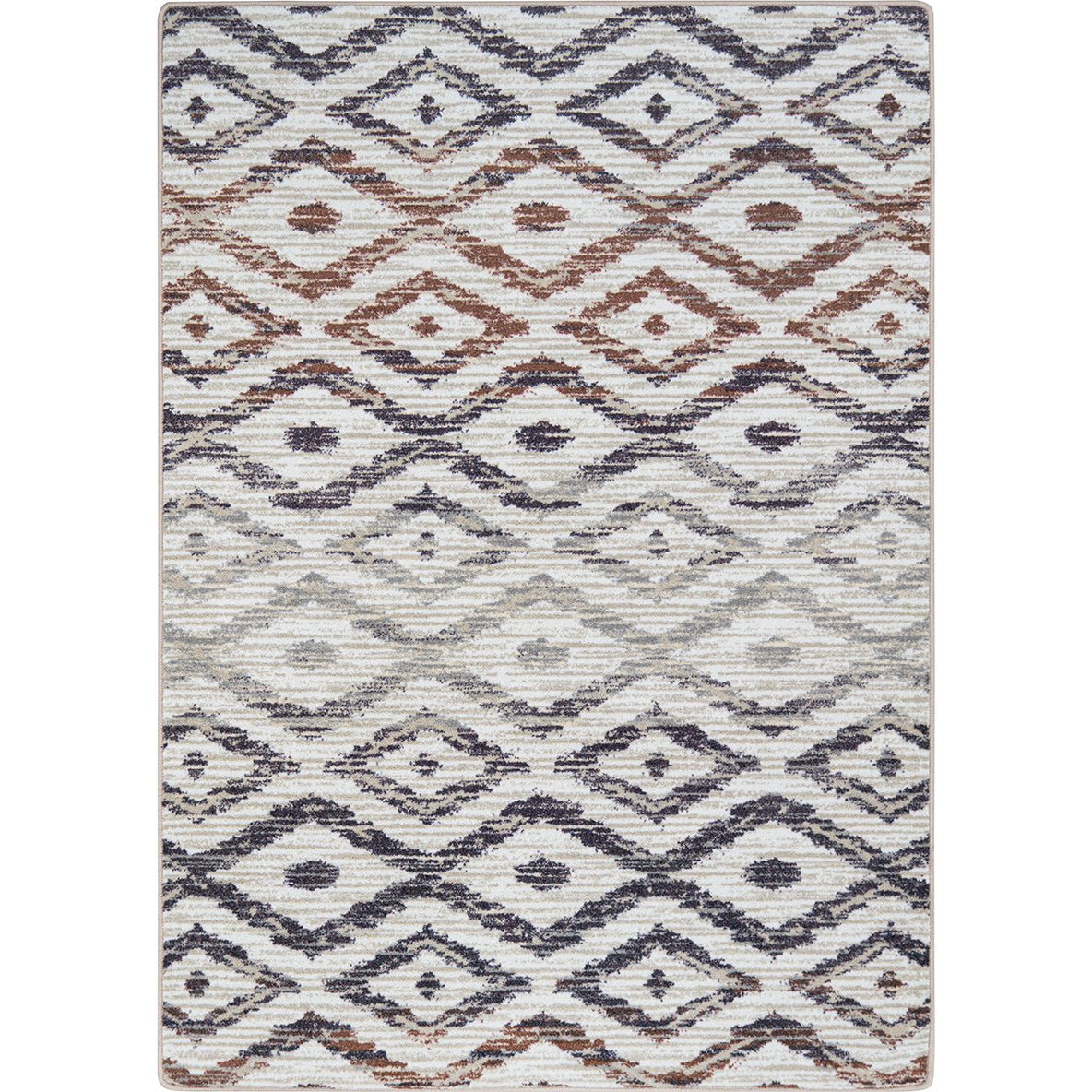 Joy Carpets Diamond Oasis 3'10" x 5'4" Rectangle Area Rug (JOY - 2178B) - SchoolOutlet
