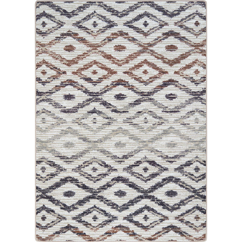 Joy Carpets Diamond Oasis 3'10" x 5'4" Rectangle Area Rug (JOY - 2178B) - SchoolOutlet
