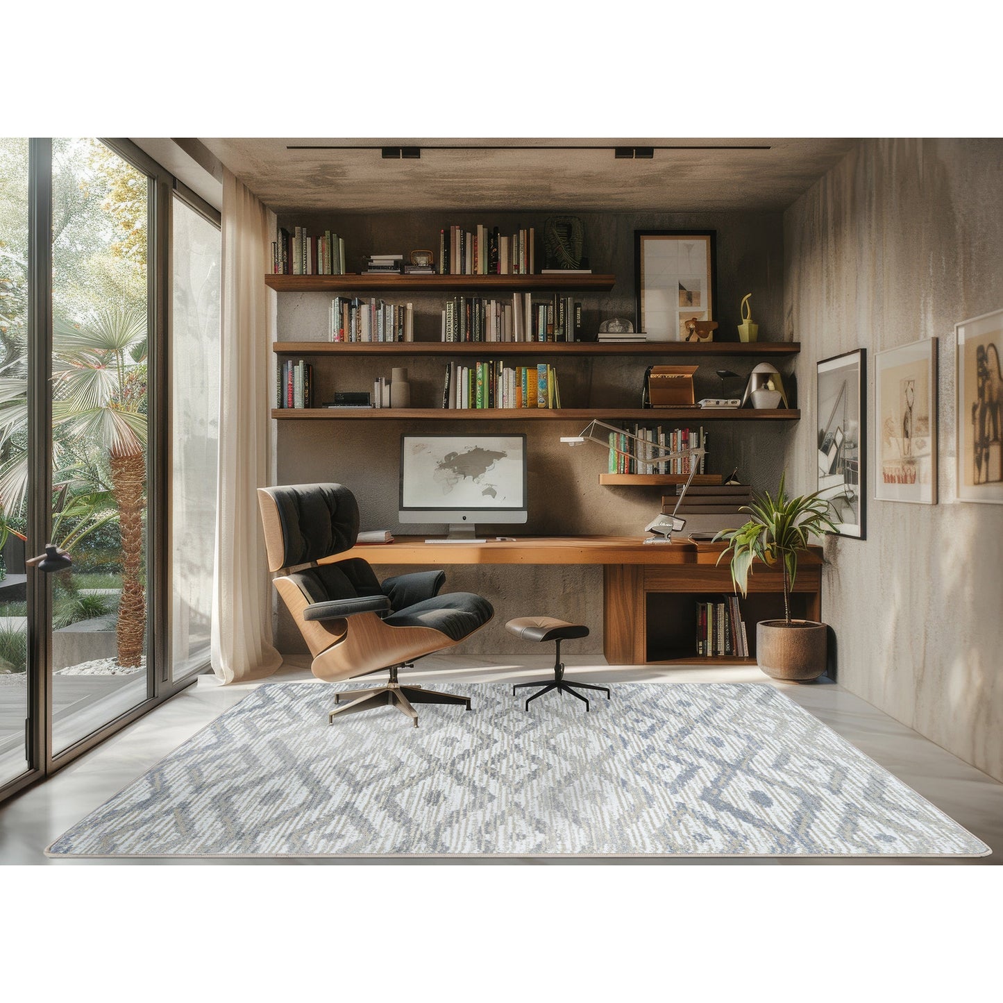 Joy Carpets Diamond Oasis 10'9" x 13'2" Rectangle Area Rug (JOY - 2178G) - SchoolOutlet
