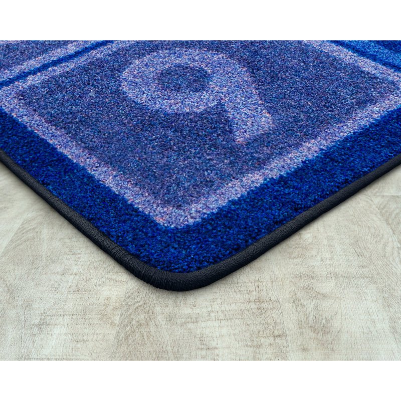 Joy Carpets I Can Count 5'4" x 7'8" Rectangle Area Rug Color Multi (JOY - 2181C) - SchoolOutlet