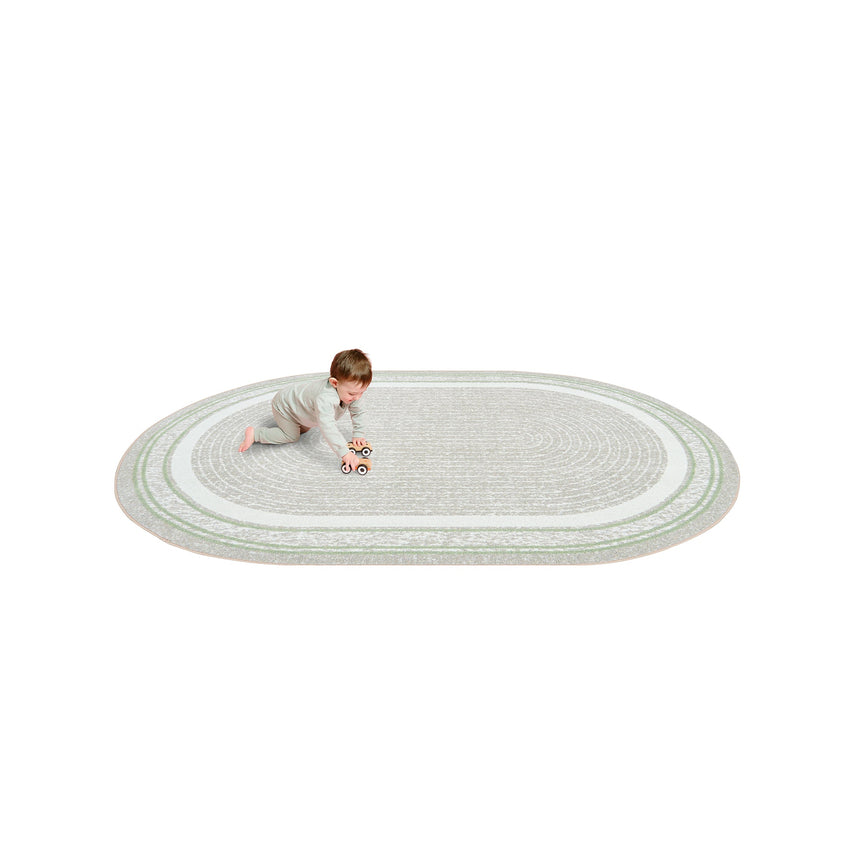 Joy Carpets Cozy Corner 3'10" x 5'4" Oval Area Rug (JOY - 2185BB) - SchoolOutlet