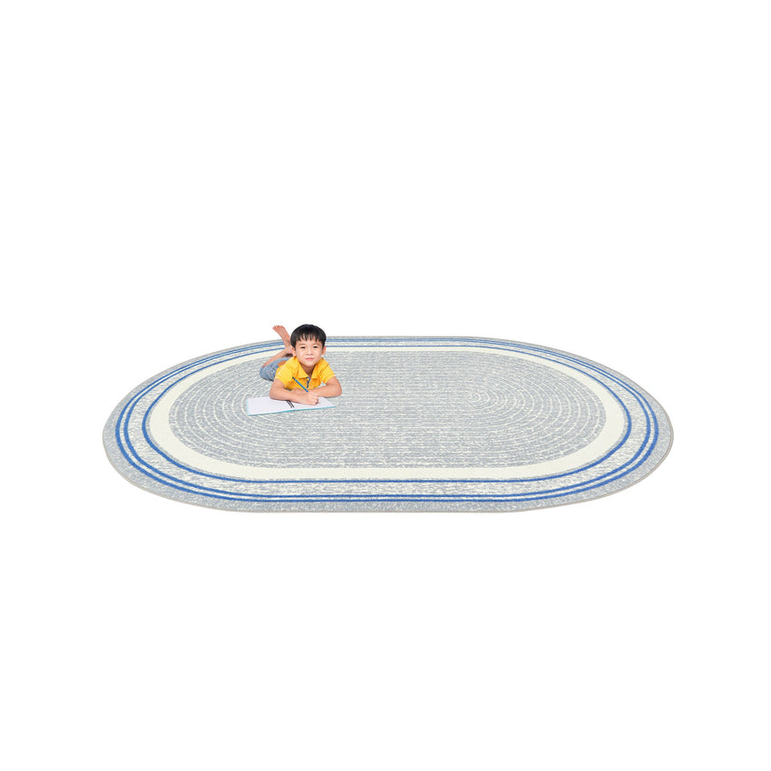 Joy Carpets Cozy Corner 3'10" x 5'4" Oval Area Rug (JOY - 2185BB) - SchoolOutlet