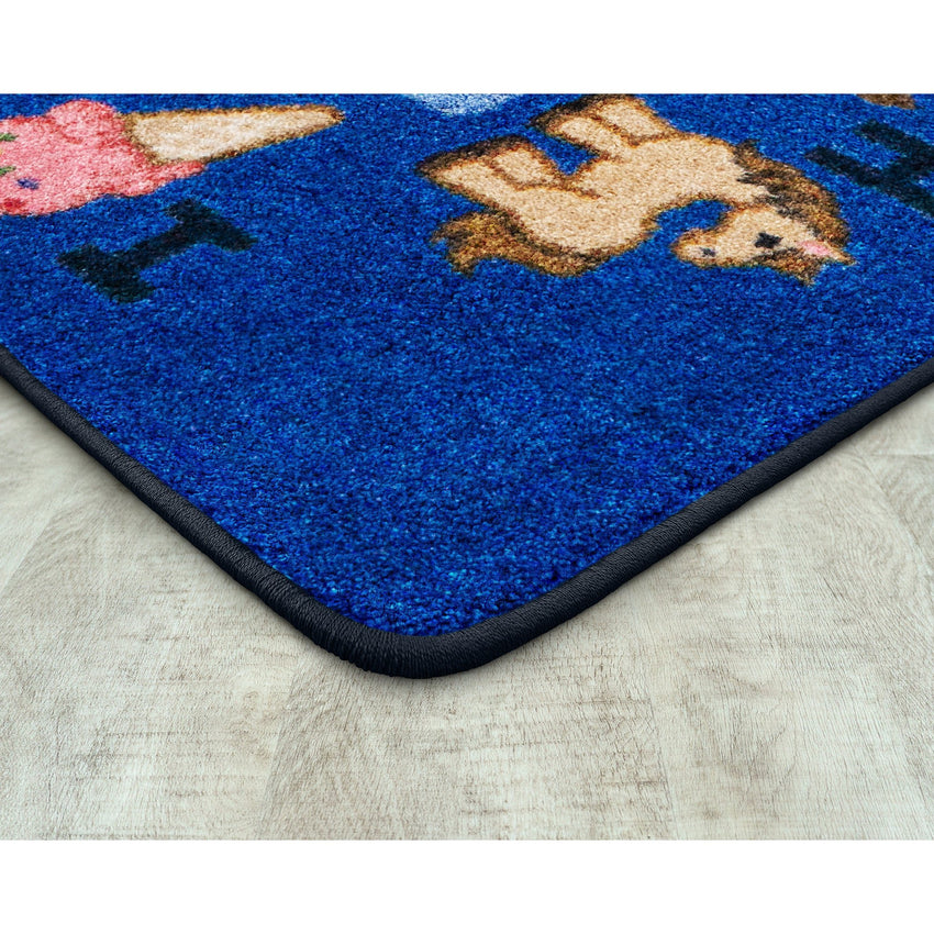 Joy Carpets Smart Start 7'8" x 10'9" Rectangle Area Rug in Color Multi (JOY - 2187D - 01) - SchoolOutlet