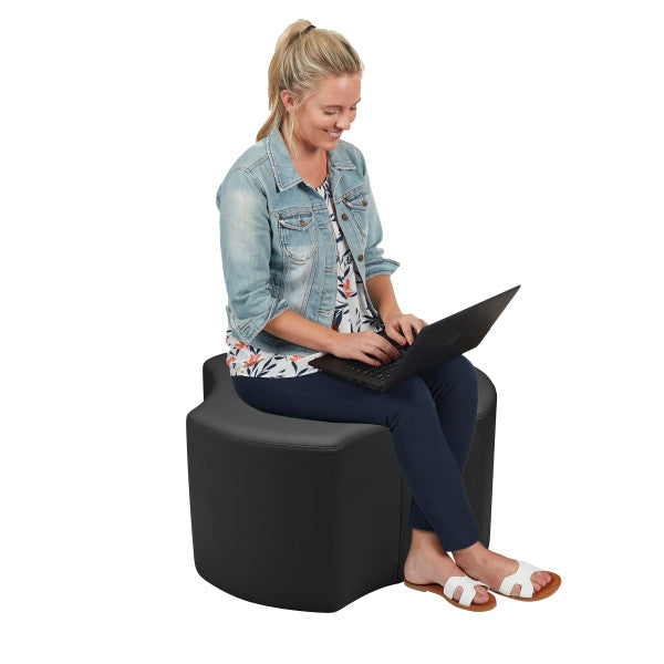 FDP Pro Series 18" Height Cog Ottoman Set, 6-Piece (15102-XX)