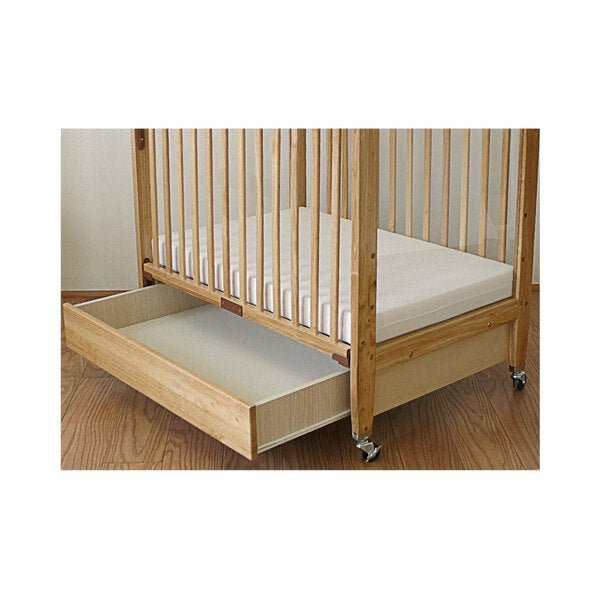 L.A. Baby Solid Wood Under-Crib Storage Drawer with Glides 36"L x 22"W x 4"H (LAB-526 or LBB-526) - SchoolOutlet