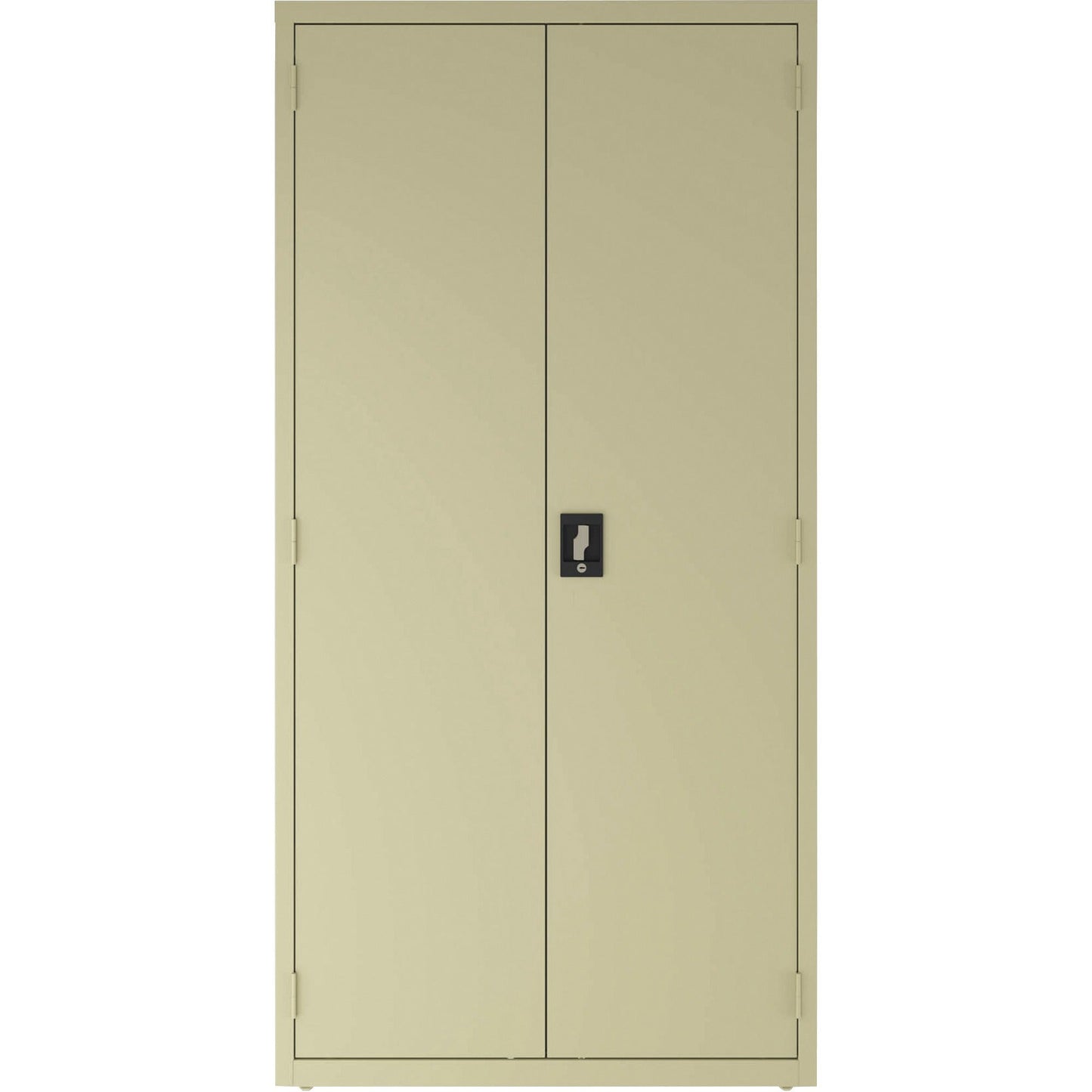 Lorell Fortress Series Janitorial Cabinet Steel 4 Shelves 3 - Point Locking System 72 Inch Height (LLR - LLR0001X) - SchoolOutlet