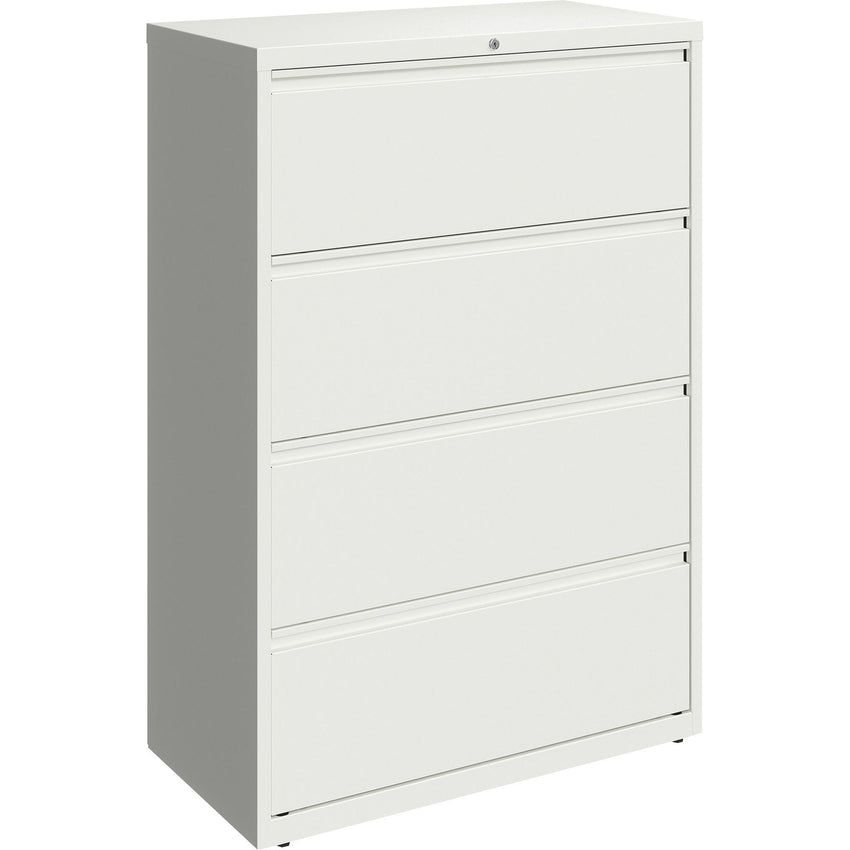 Lorell Fortress Series 4 - Drawer Lateral File with Interlock System Steel 36"W x 18.6"D x 52.5"H (LLR - FRT - LF36 - 4D) - SchoolOutlet